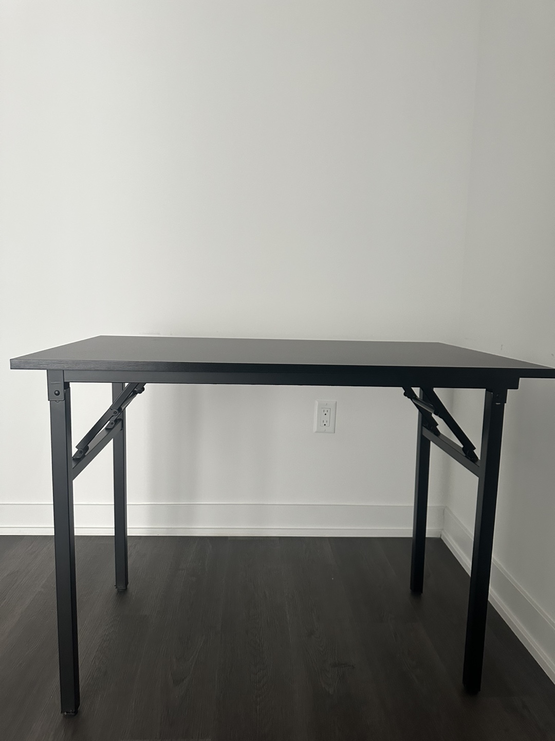 Black Folding Table