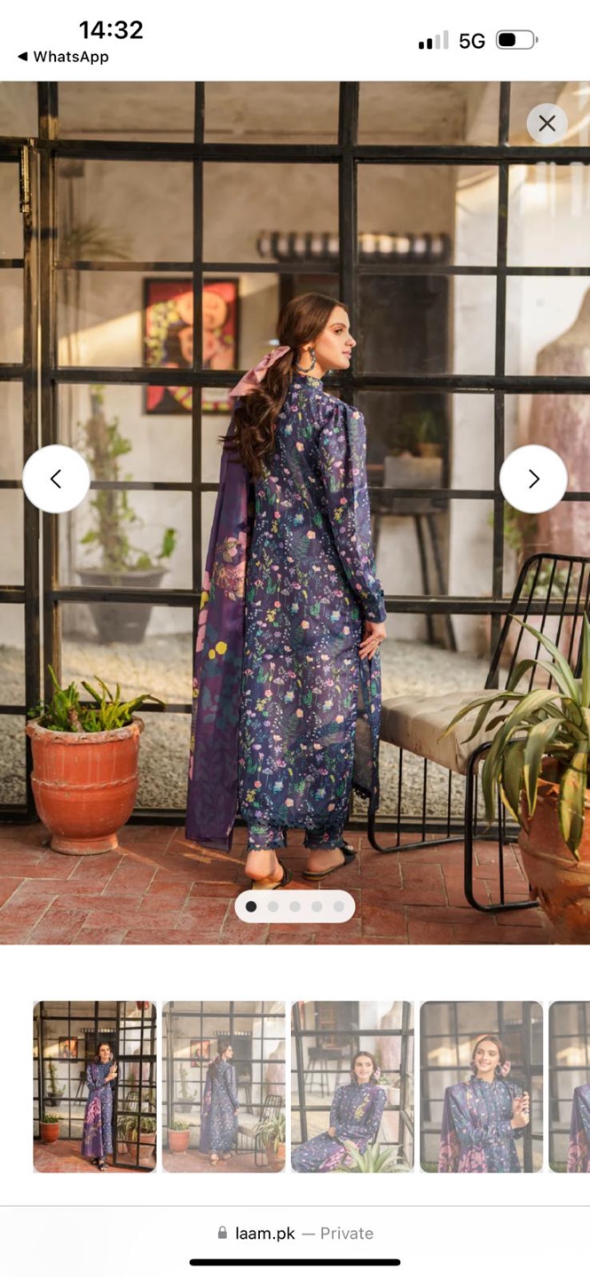 Laam.pk Floral 3-Piece Suit - photo 3