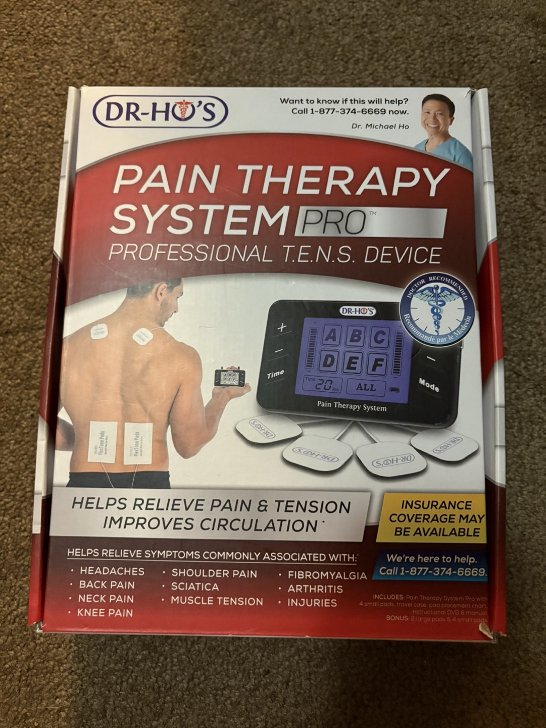 Dr. Ho's Pain Therapy System Pro TENS Device