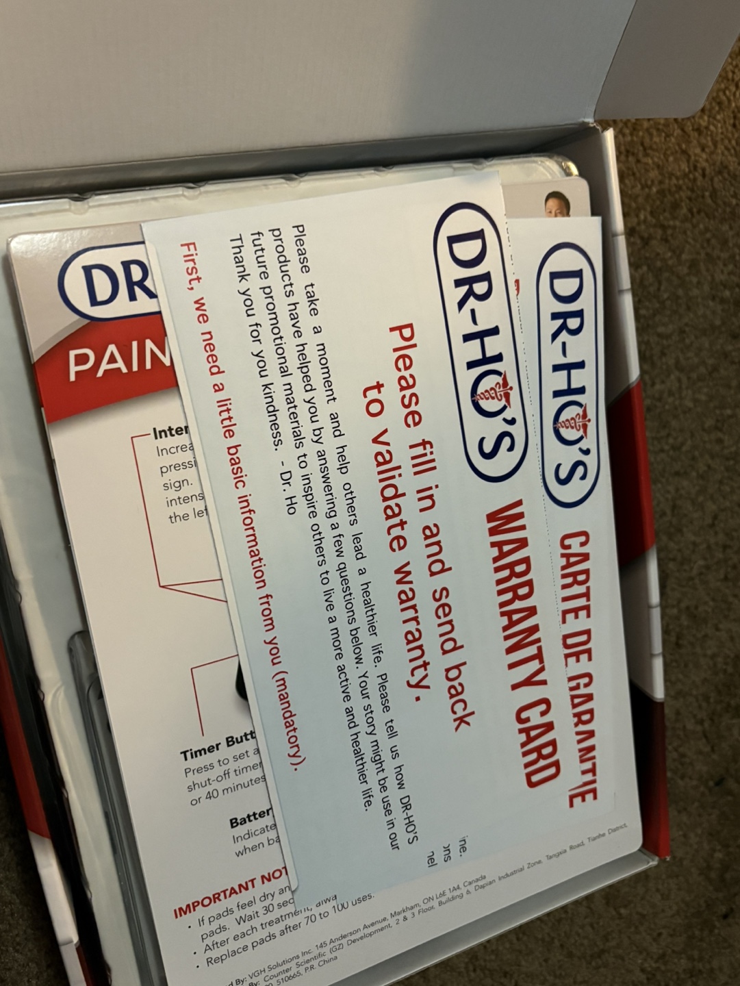Dr. Ho's Pain Therapy System Pro TENS Device - photo 2