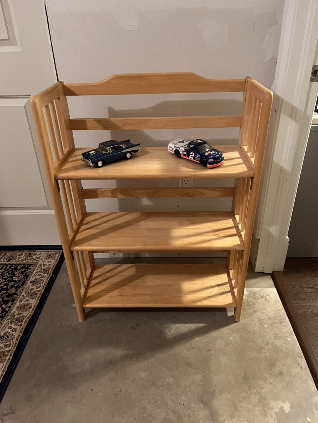 Solid wood shelf