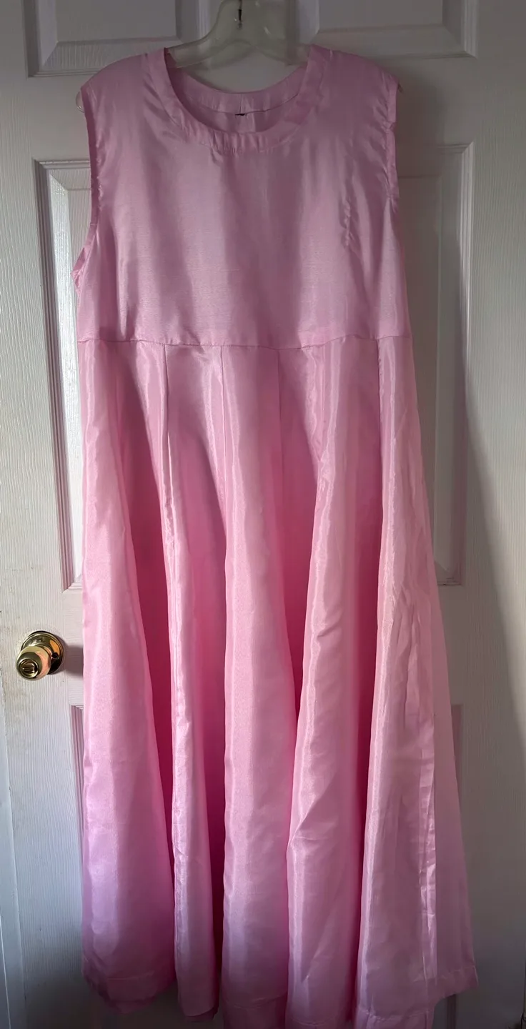 Embroidered Velvet top and  Pink Dress image indicator(6)