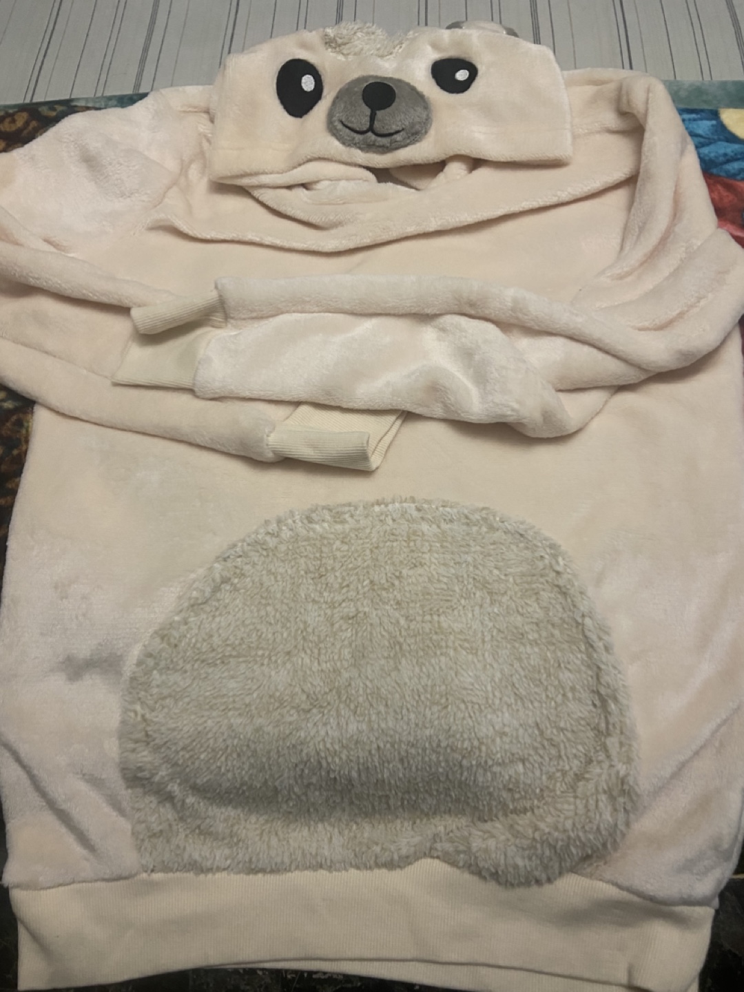 Women hoodie size M soft and fluffy