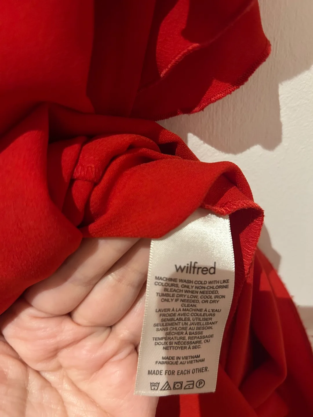 Aritzia Wilfred Red Jumpsuit image indicator(8)