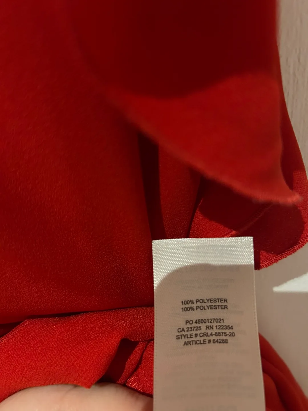 Aritzia Wilfred Red Jumpsuit image indicator(9)