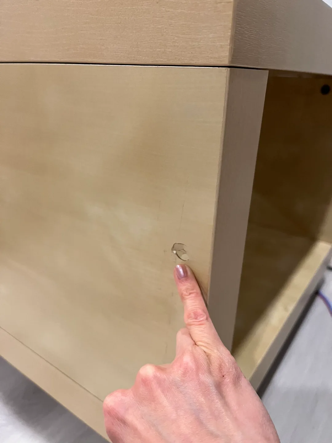 IKEA Beige Rolling Table Stand image indicator(7)