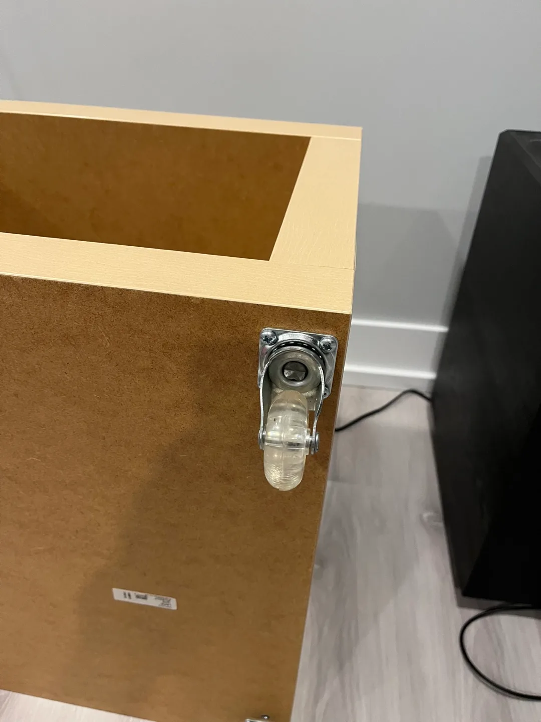 IKEA Beige Rolling Table Stand image indicator(4)