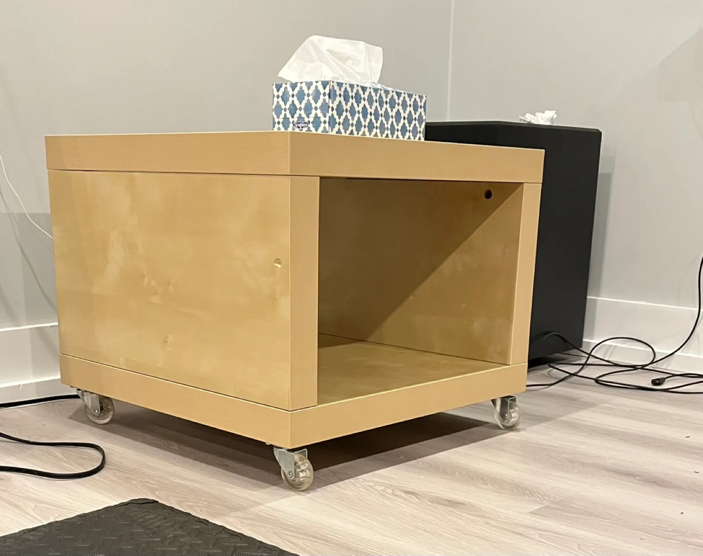 IKEA Beige Rolling Table Stand image indicator(6)