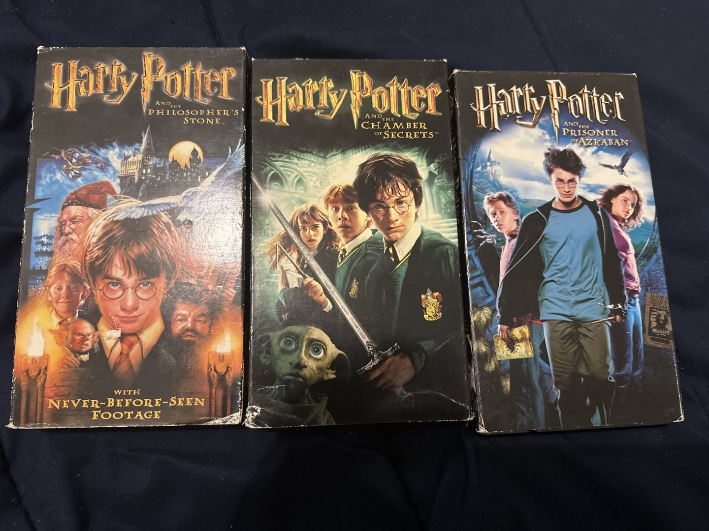 Harry Potter VHS Tapes (1-3)
