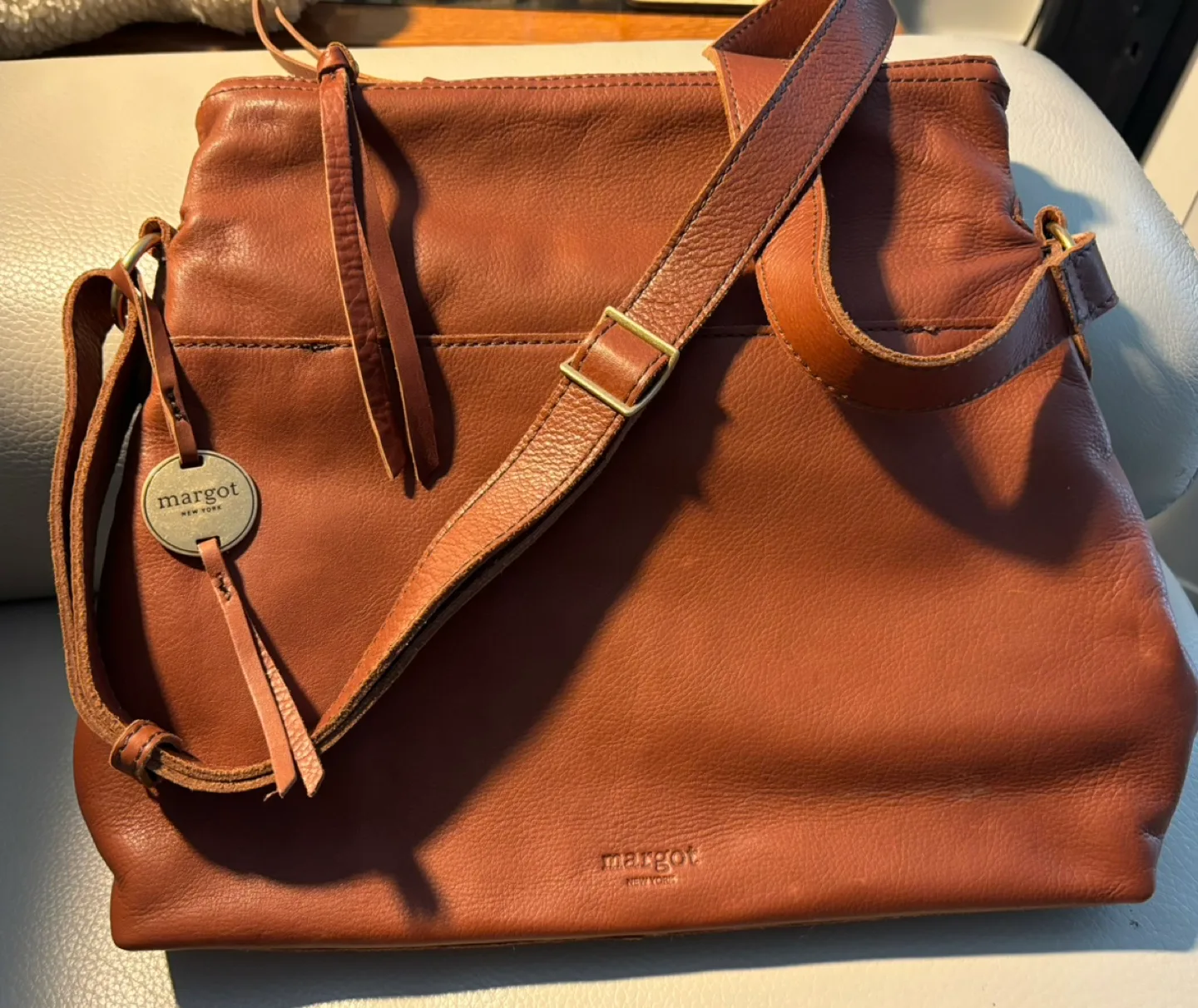 Margot Leather Crossbody Bag thumbnail