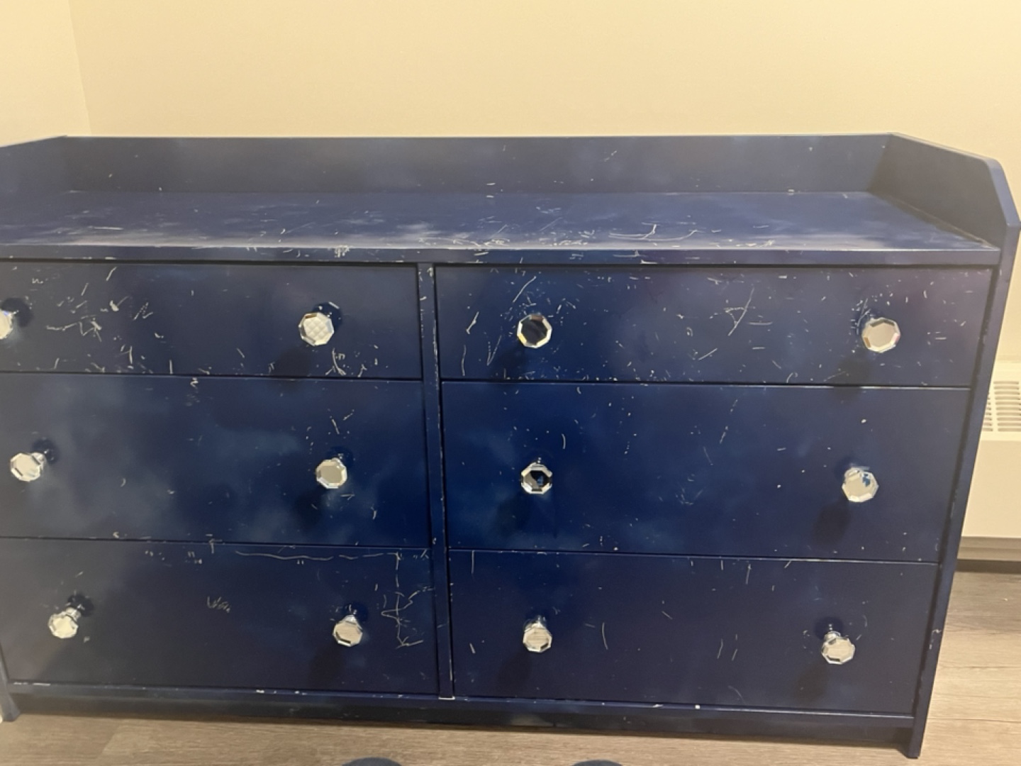Blue 6 Drawer Dresser - photo 2