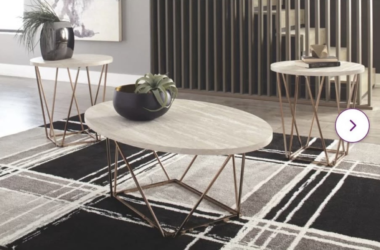 Ashley Coffee and Side tables