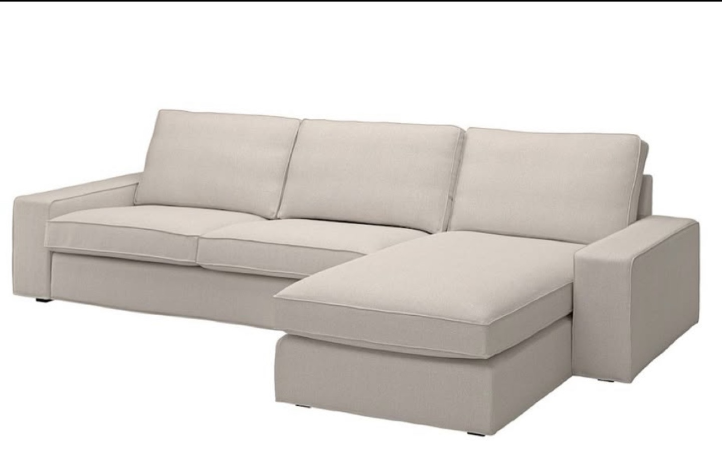 IKEA Kivik Sectional Loveseat with Chaise