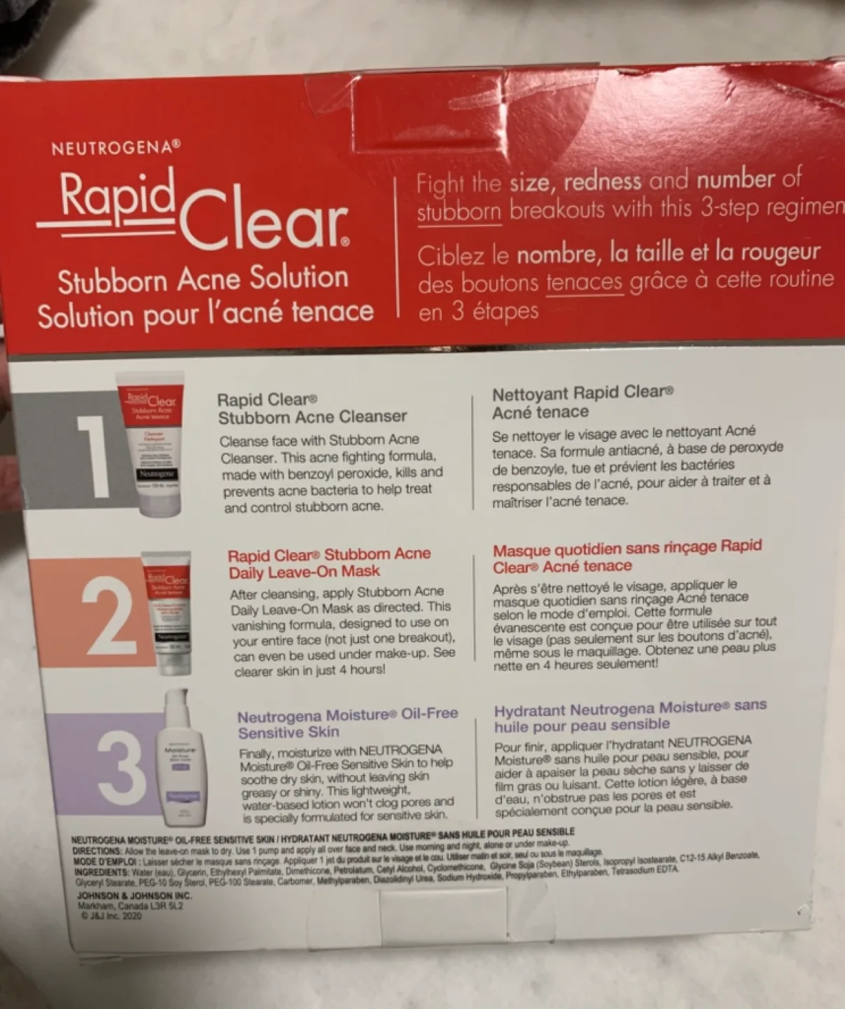 Neutrogena Rapid Clear Stubborn Acne Solution 3-Step Regimen image indicator(2)