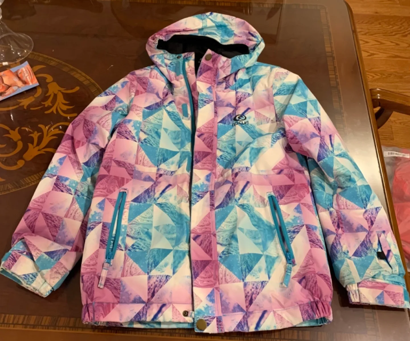 Girl's Size Medium  O'Neill Snow Jacket image indicator(3)