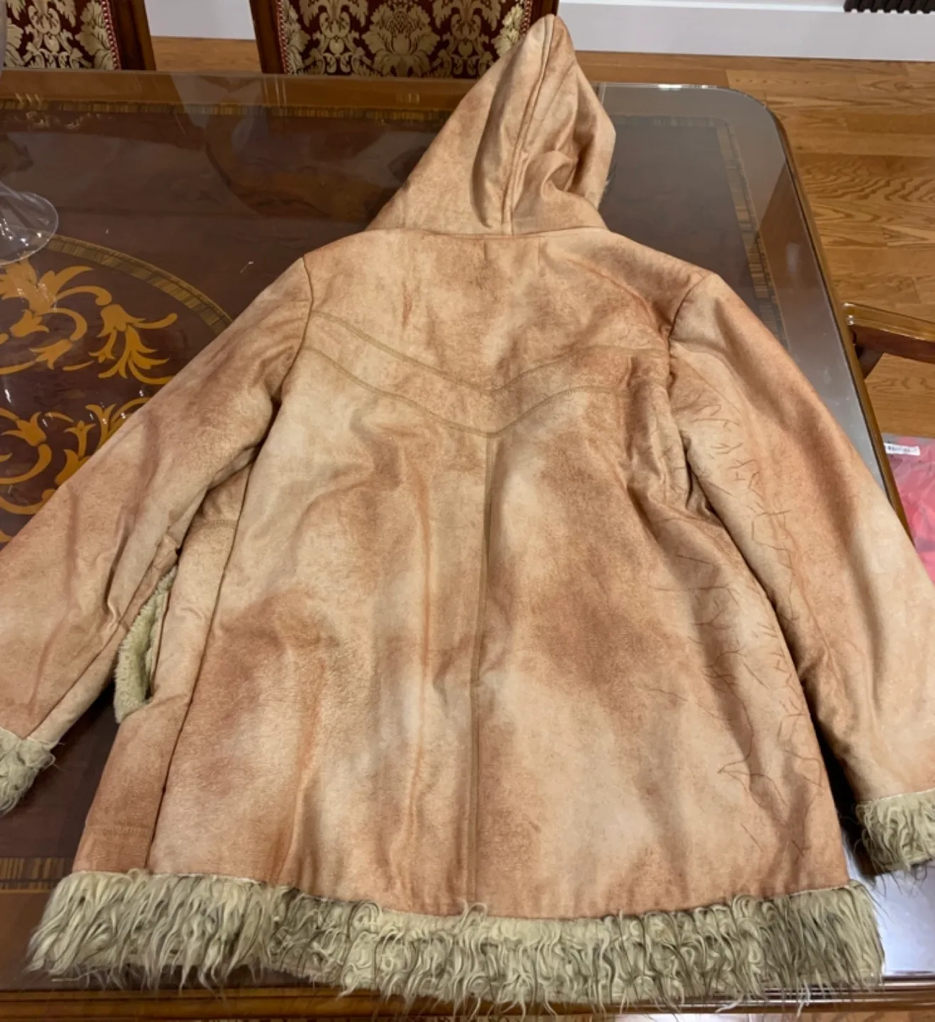 Faux Fur Lined Suede Jacket image indicator(2)