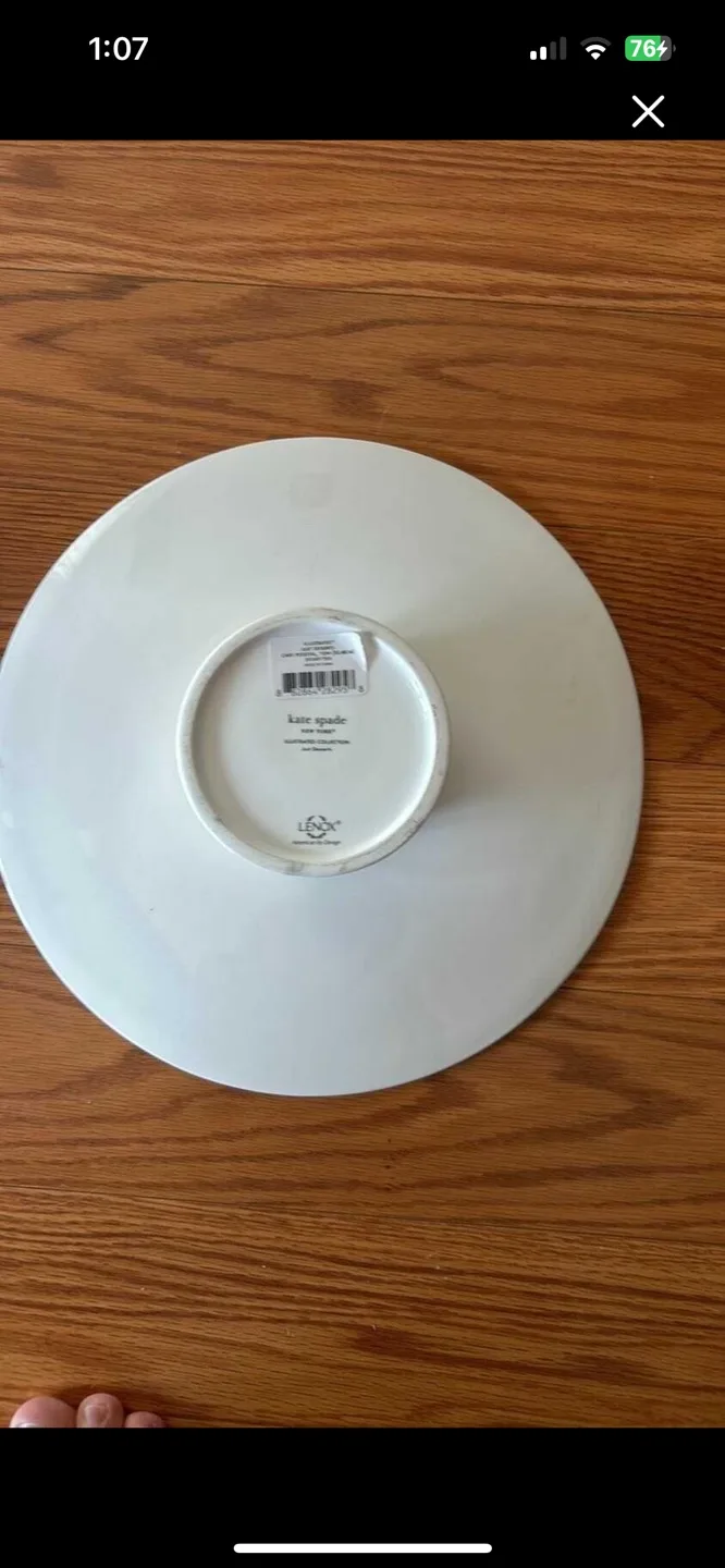 Kate Spade Lenox Illustrated Desserts Cake Pedestal image indicator(3)