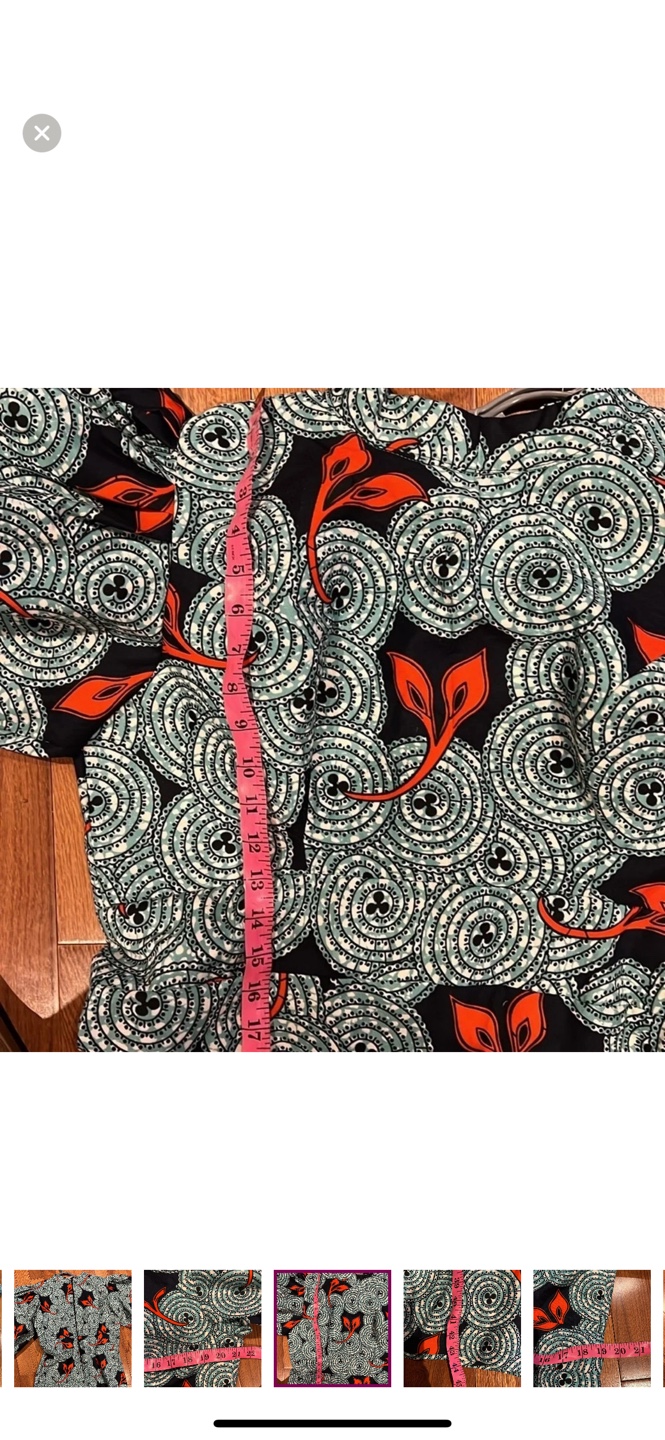 African Floral Print Dress - photo 3