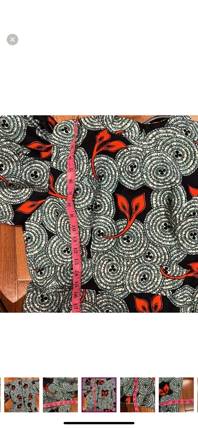 African Floral Print Dress image indicator(3)