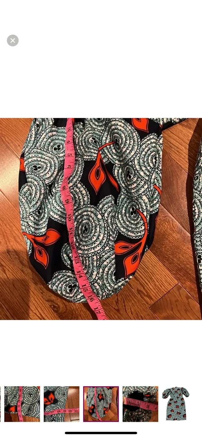 African Floral Print Dress image indicator(2)