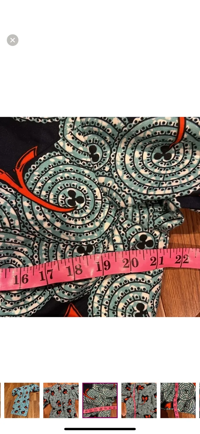 African Floral Print Dress image indicator(6)