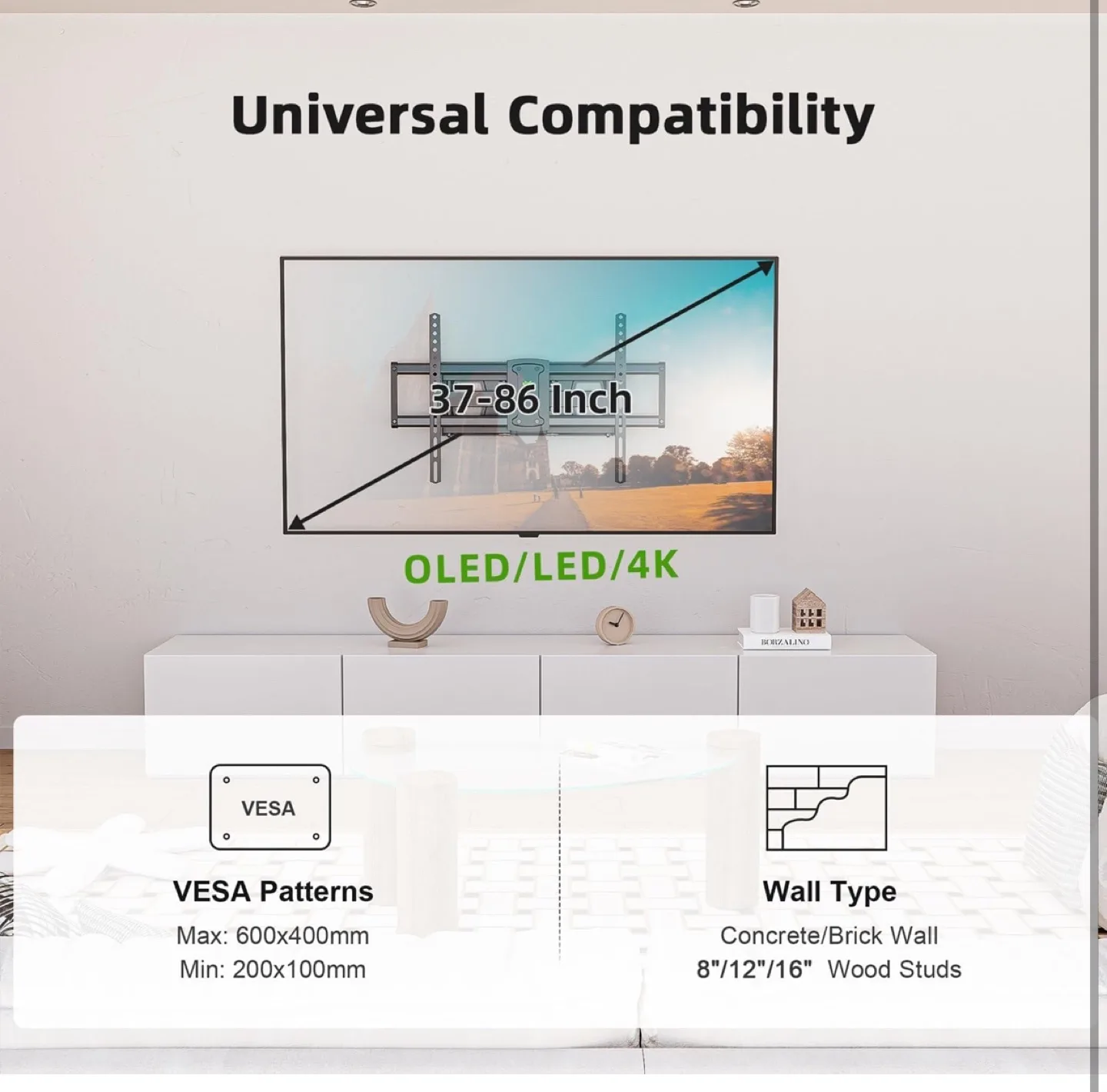 TV Wall Mount - Full Motion 37-86 image indicator(7)