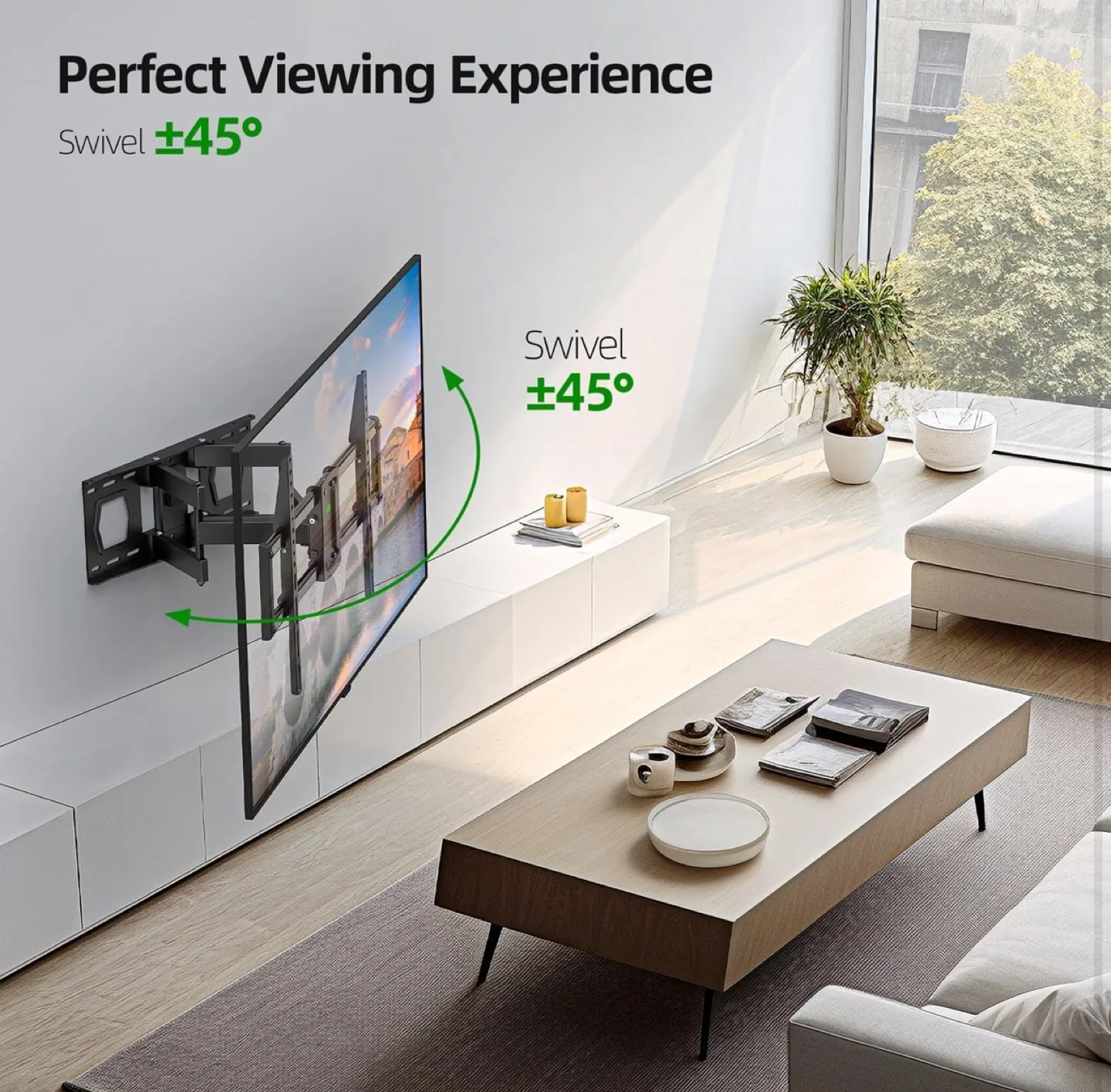 TV Wall Mount - Full Motion 37-86 image indicator(8)