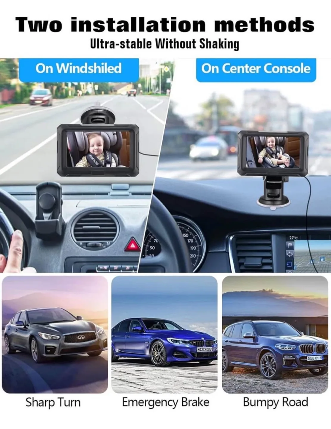 Car Rearview Monitor, Baby Monitor image indicator(4)