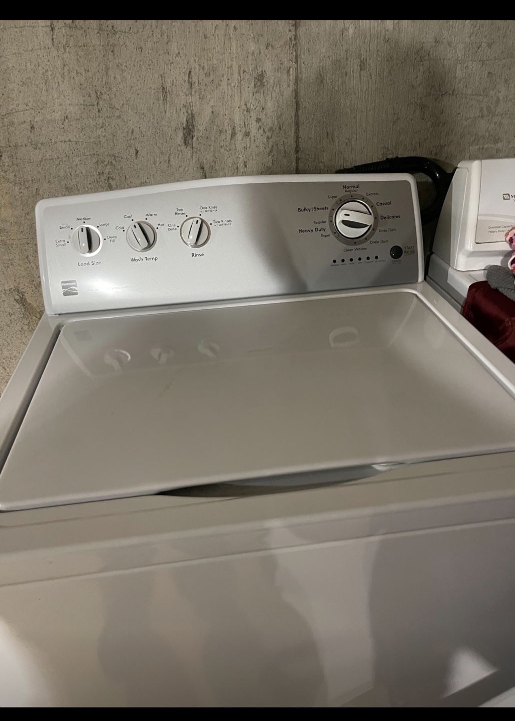 Kenmore Washing Machine -Maytag Dryer