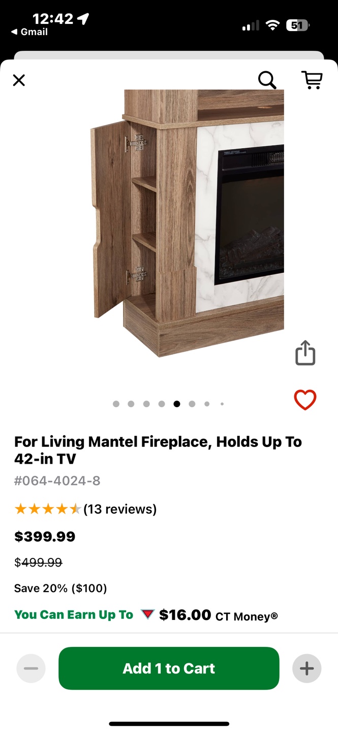 For Living Mantel Electric Fireplace - photo 4