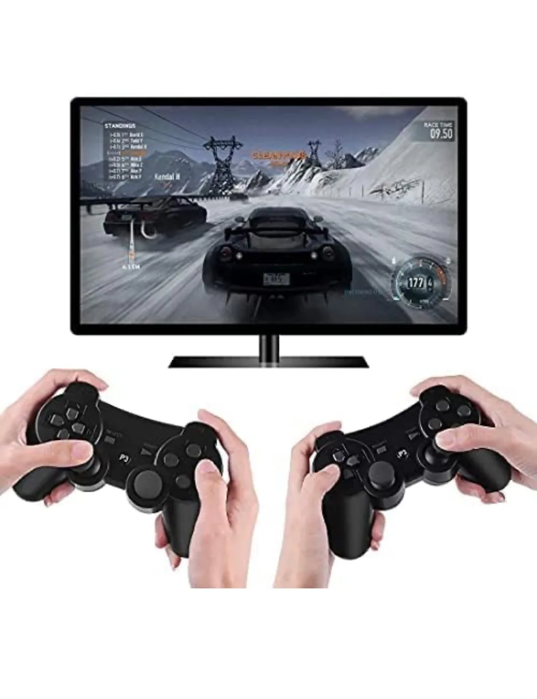 Wireless PS3 Controller with Rechargeable Battery image indicator(2)