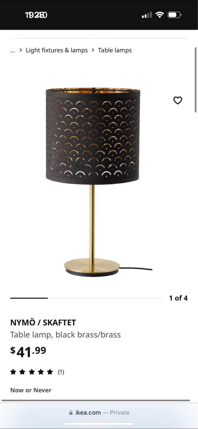 IKEA NYMÖ / SKAFFET Table Lamp - photo 5