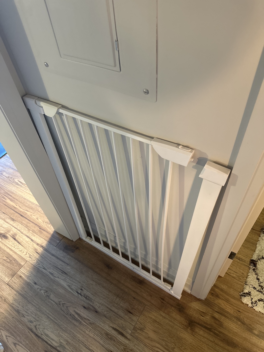 White Baby Gate