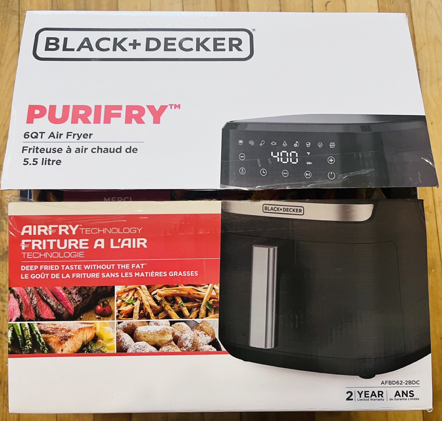 Black + Decker Purifry 6QT Air Fryer - photo 2
