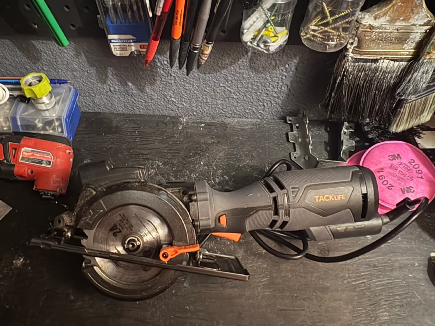 Tacklife TCS115A Mini Circular Saw with Laser