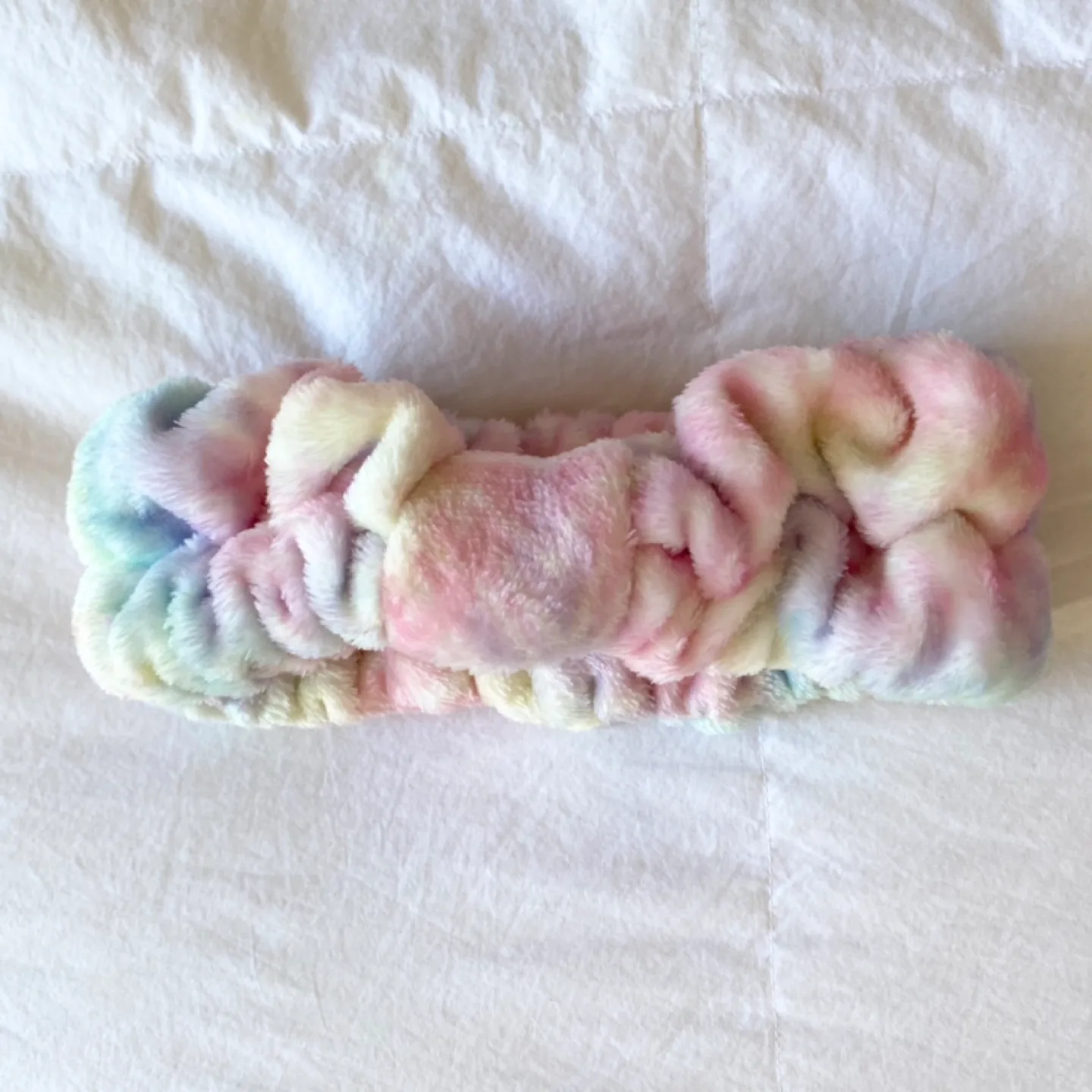 Tie-Dye Fuzzy Headband #freecycle thumbnail