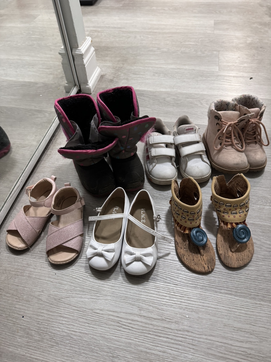 Girls' Shoes Bundle - Size US 8