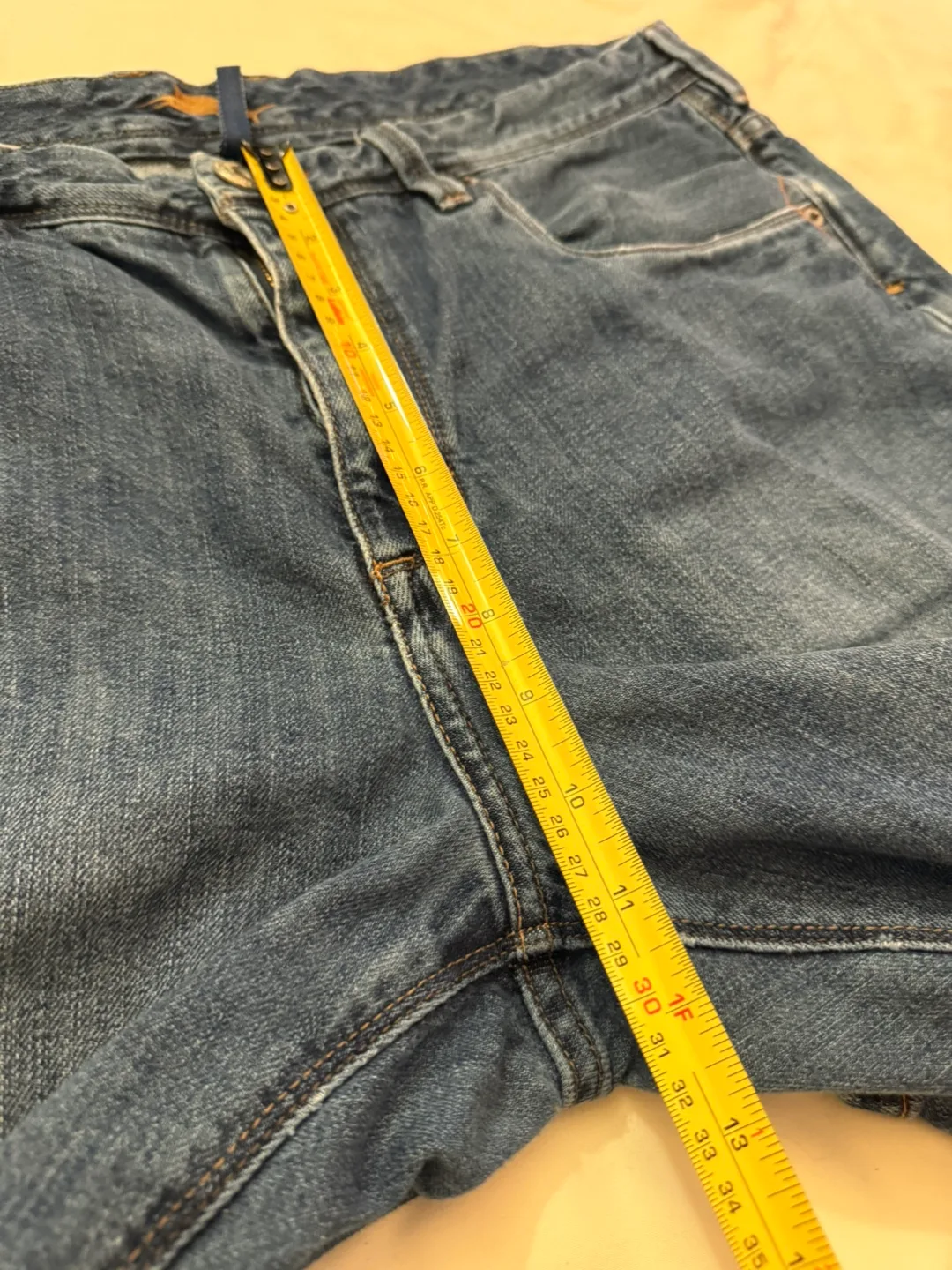 38/30 Mens' Standard Blue Jeans image indicator(10)