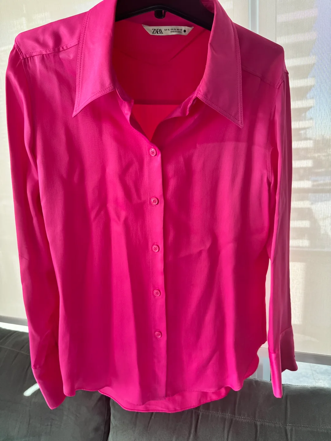 Zara Pink Satin Blouse image indicator(2)