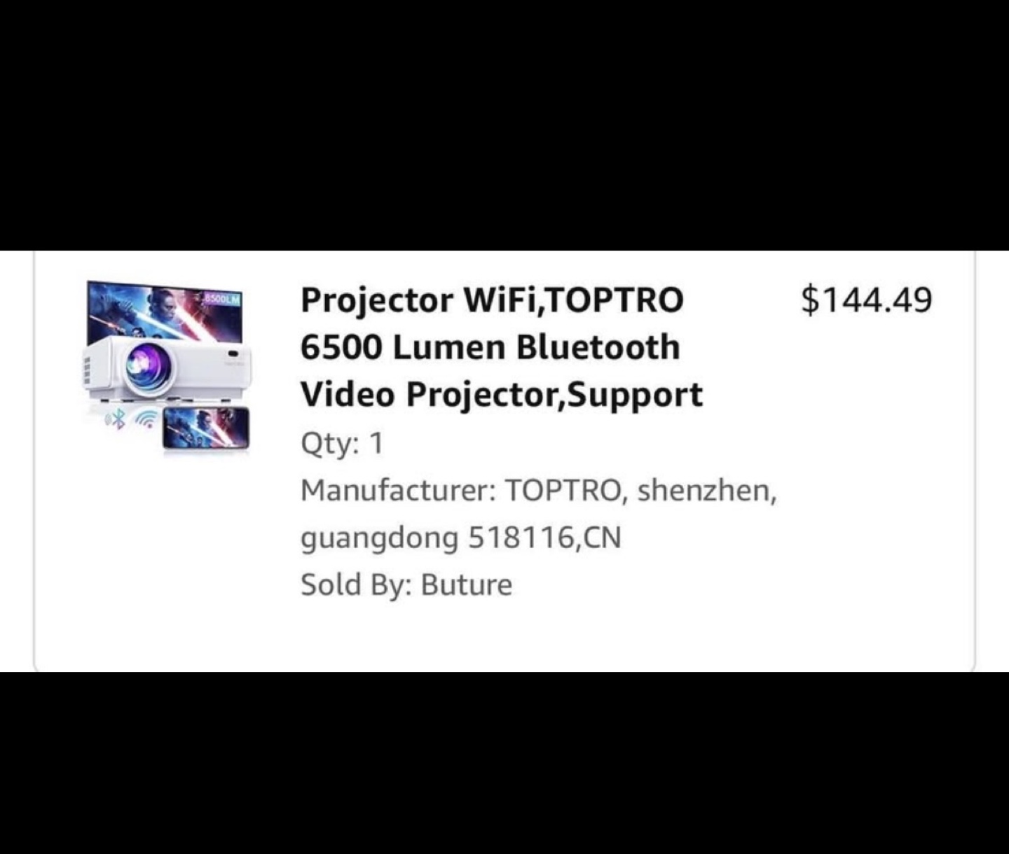 TOPTRO Video Projector - photo 4