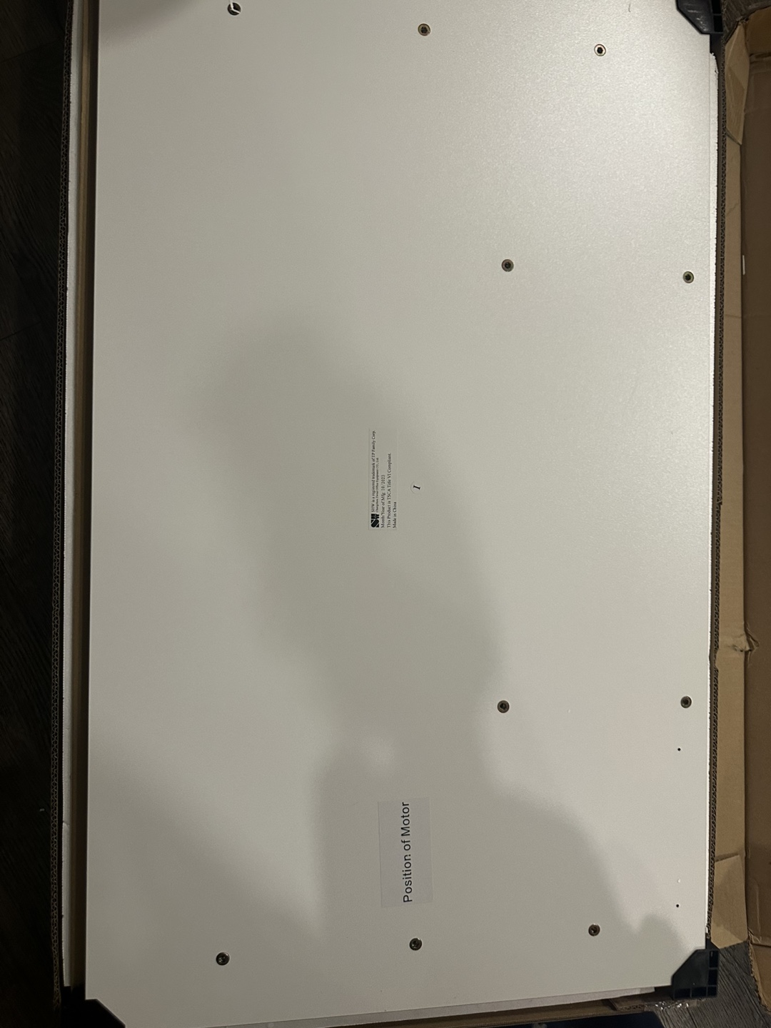 SHW 40-Inch Electric Height Adjustable Desk, White - Brand New - photo 4