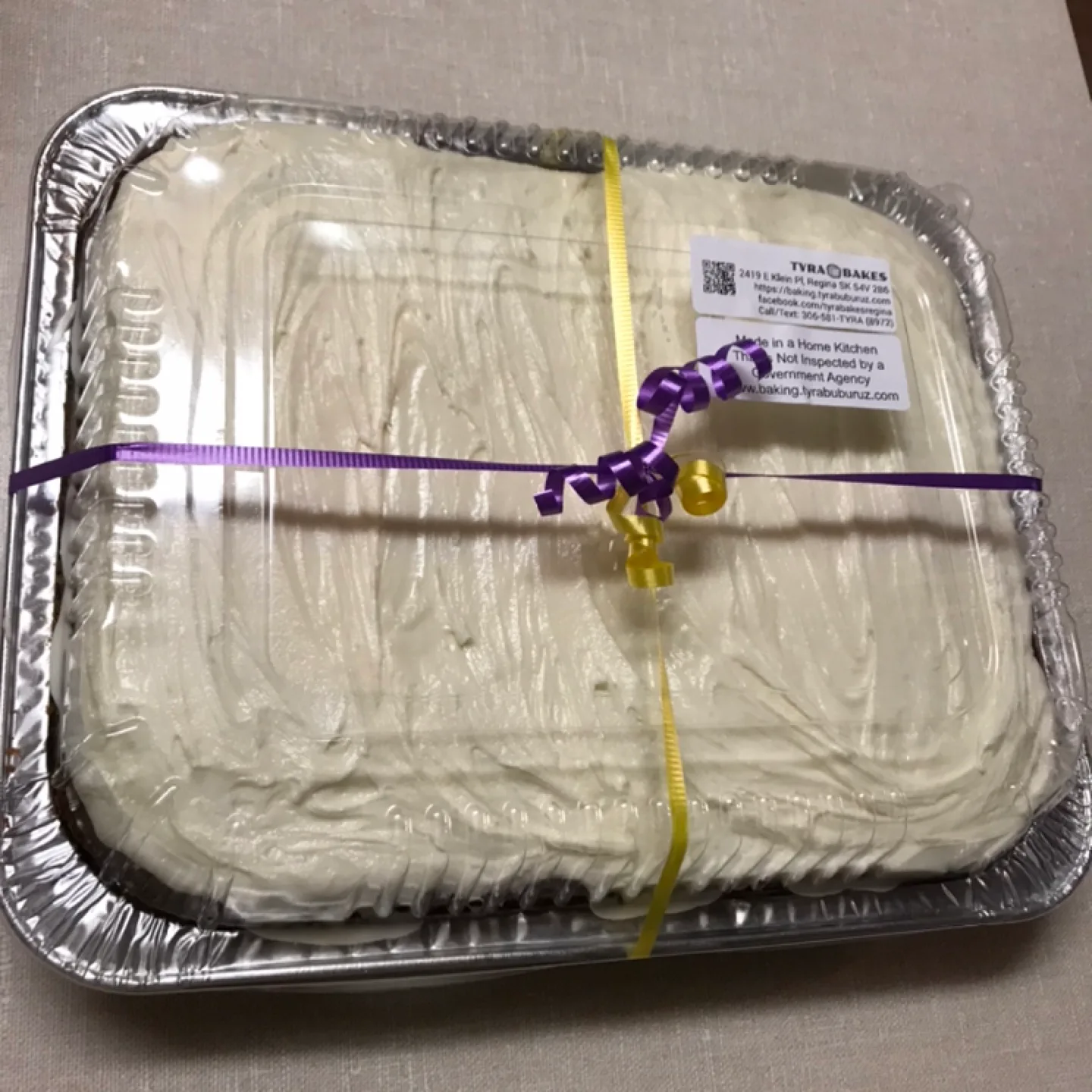 Carrot Cake with Raisins & Vanilla Icing - Home Baked thumbnail