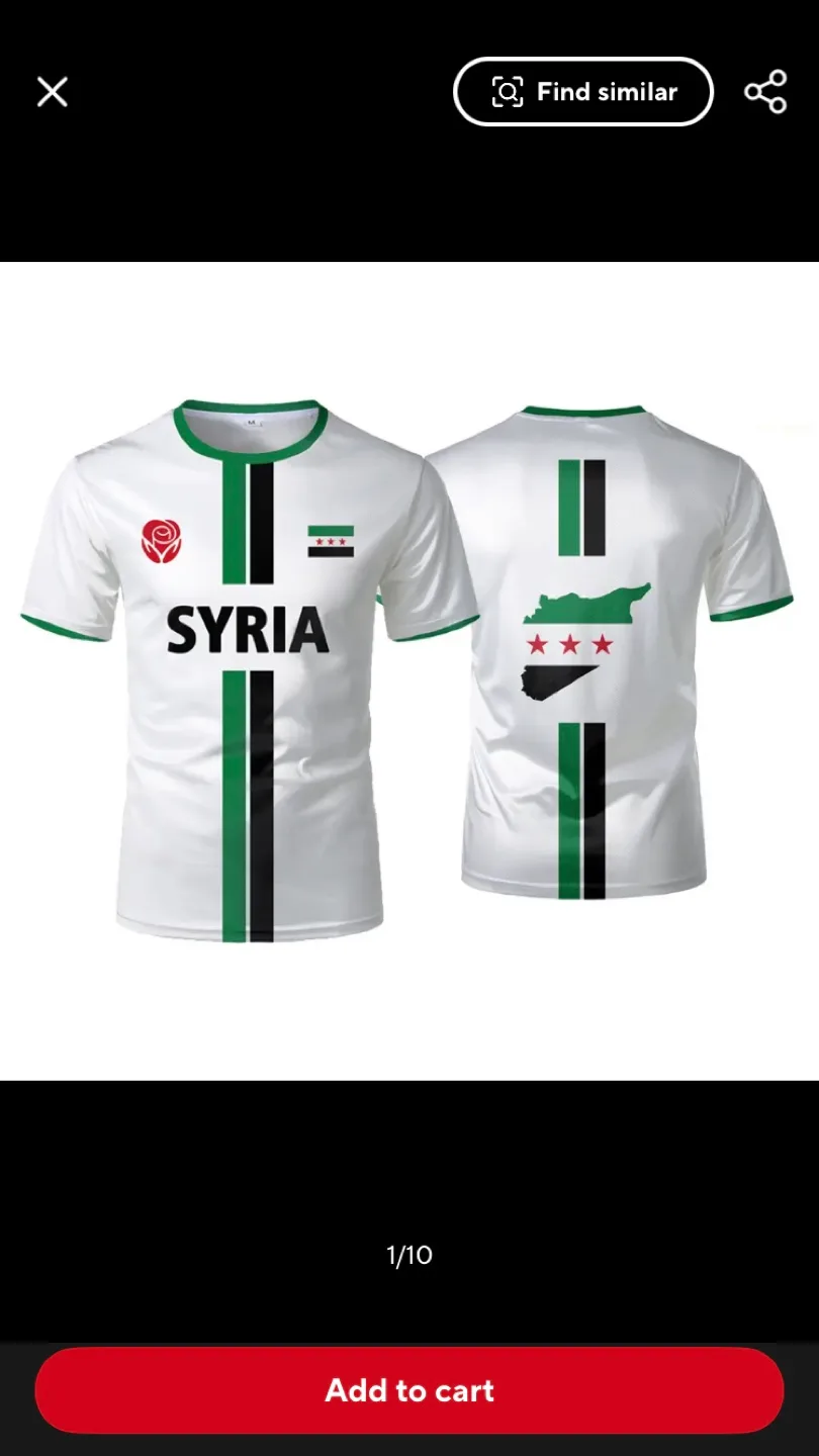 Syria Flag T-Shirt thumbnail