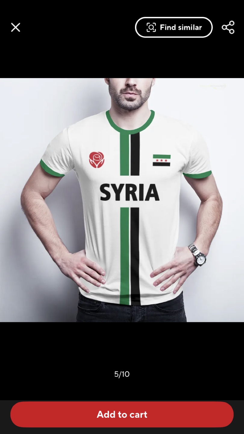 Syria Flag T-Shirt - photo 5