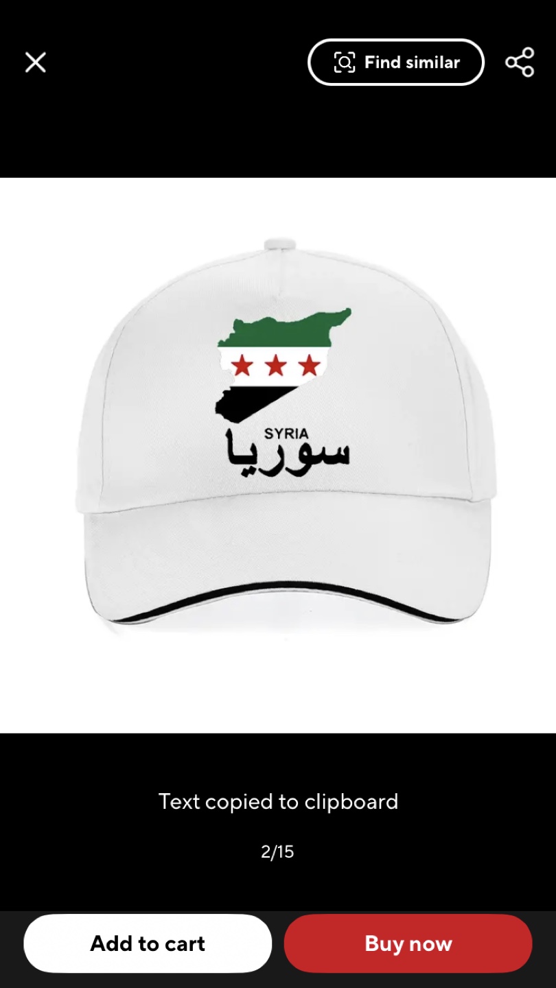 Syria Flag Cap - photo 2
