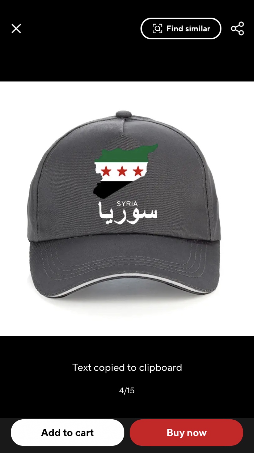 Syria Flag Cap - photo 3