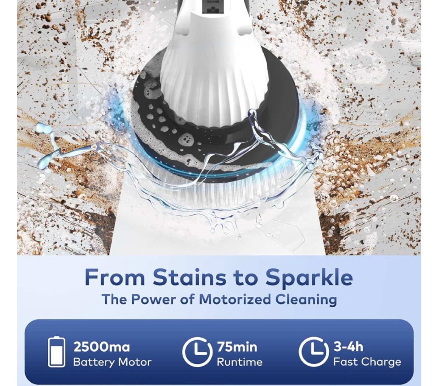 Cordless Rechargeable Electric Spin Scrubber - photo 5