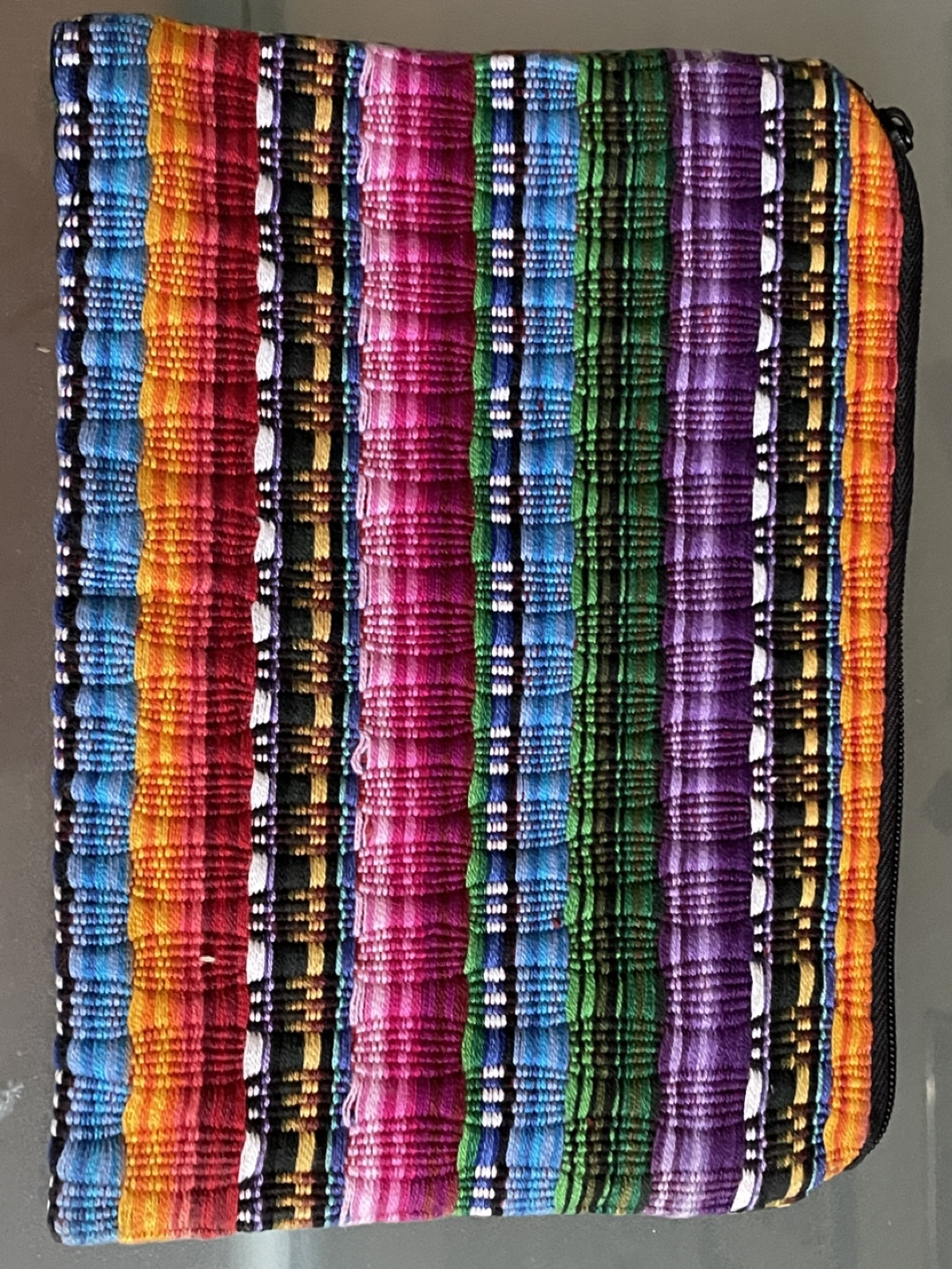 Belize Peacock Embroidered Zippered Pouch - photo 2