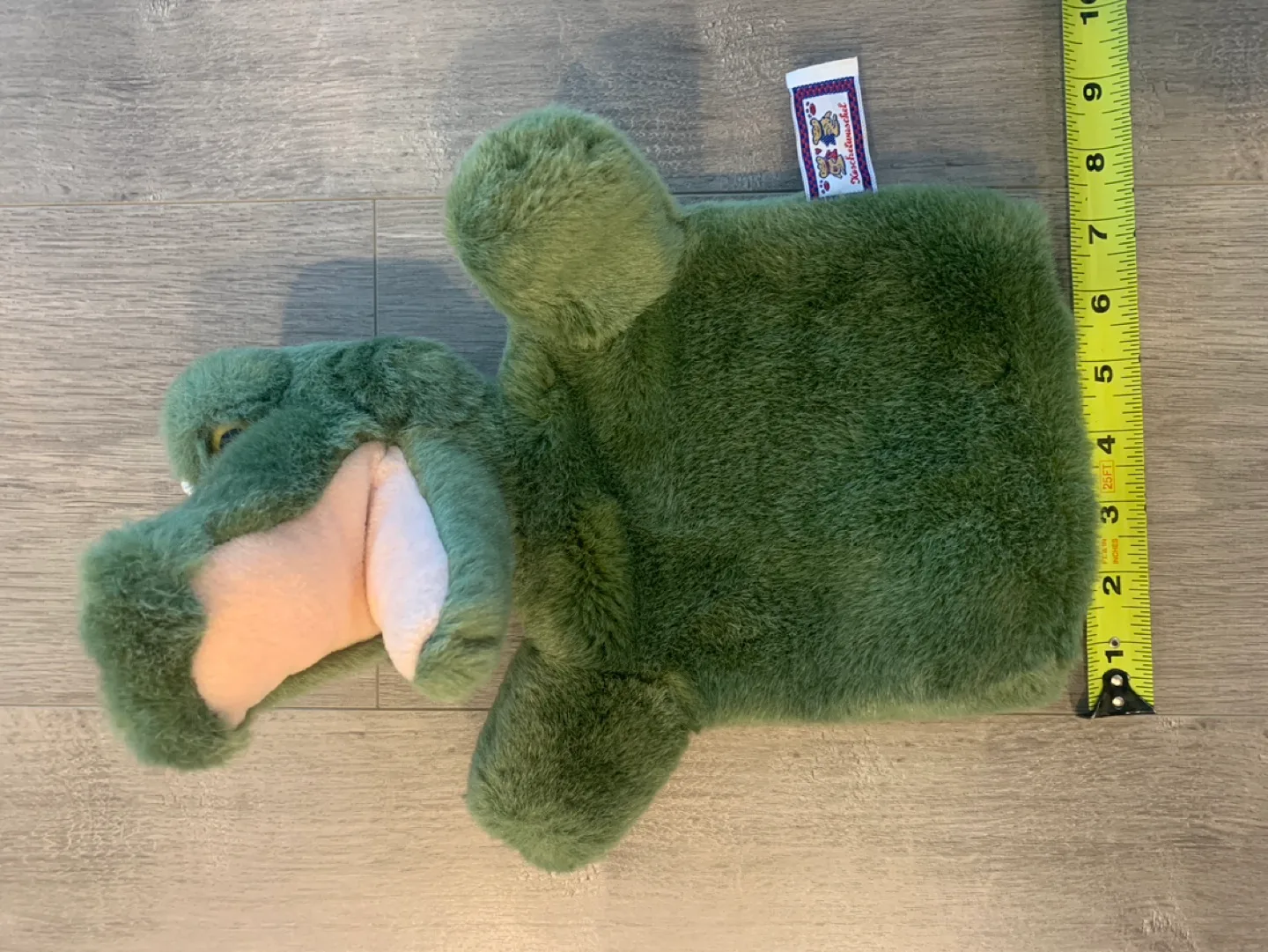 Green Alligator Hand Puppet By Kuschelwuschel image indicator(8)