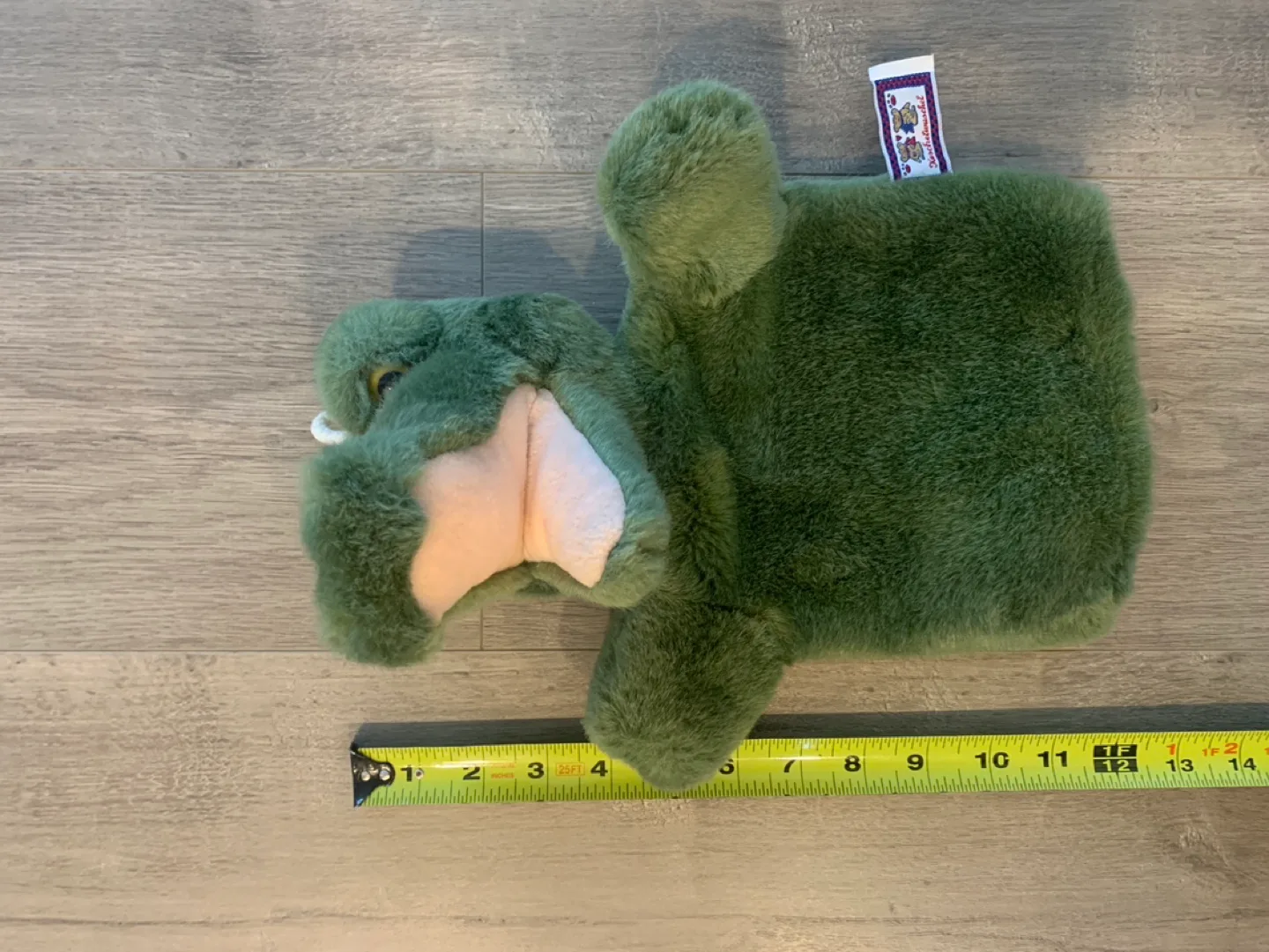 Green Alligator Hand Puppet By Kuschelwuschel image indicator(7)